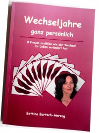 Erfahren Sie, wie andere Frauen die Zeit des Wechsels erlebt haben in meinem Buch:
Wechseljahre ganz persönlich